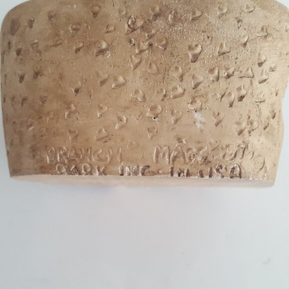 Vintage Branch Bark Wood "I Love You" Planter **AS IS** - Picture 5 of 16